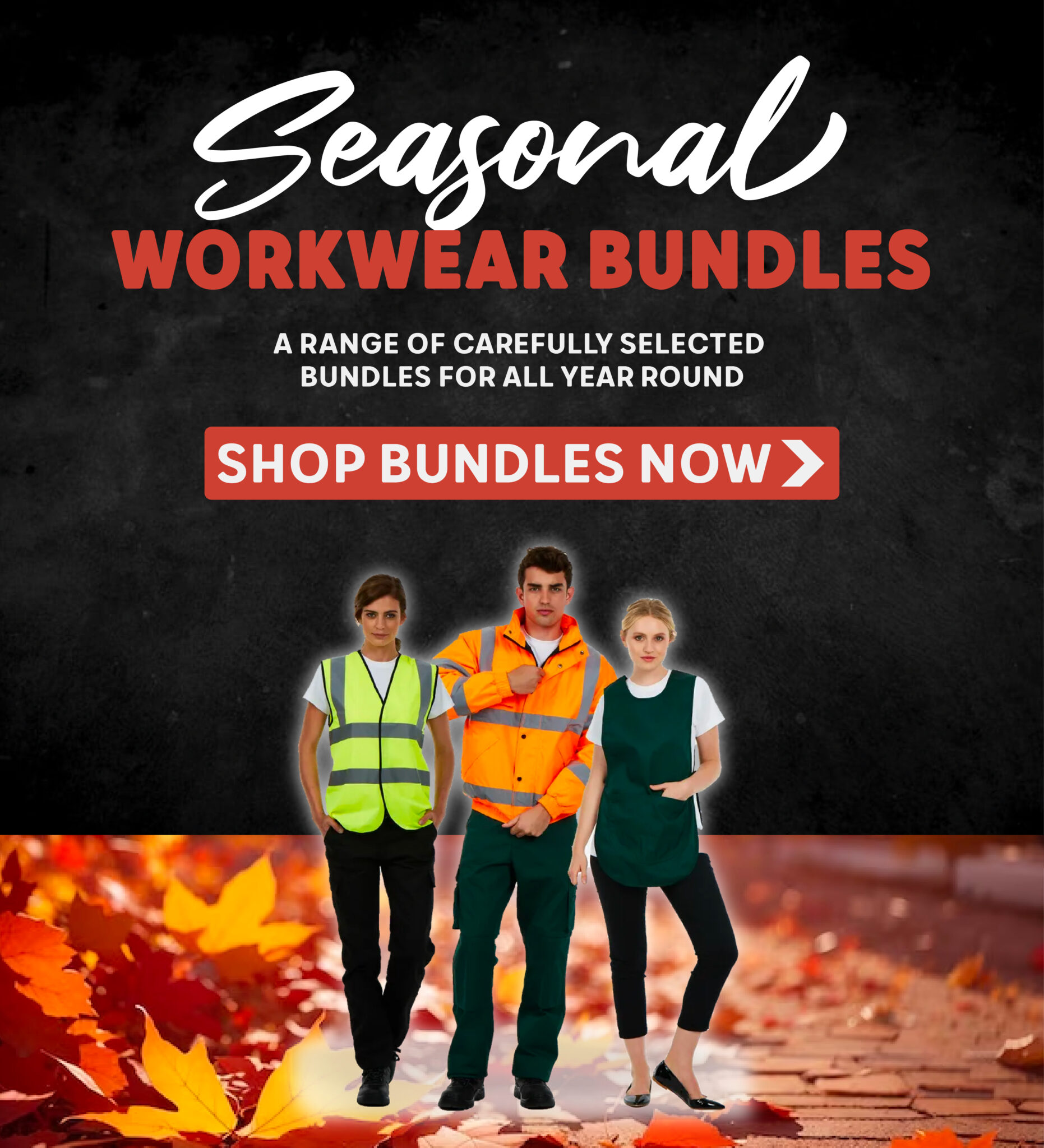 Sept 2023 Homepage Banner New_Seasonal Workwear Bundles Banner Mobile